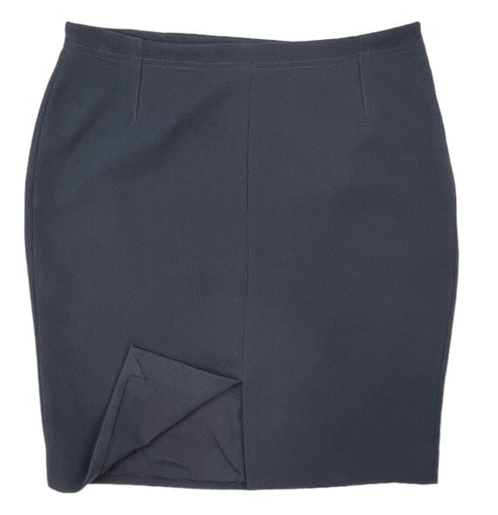 Banana Republic Skirt Womens 4 Blue Gray Lined Knee Length Career
